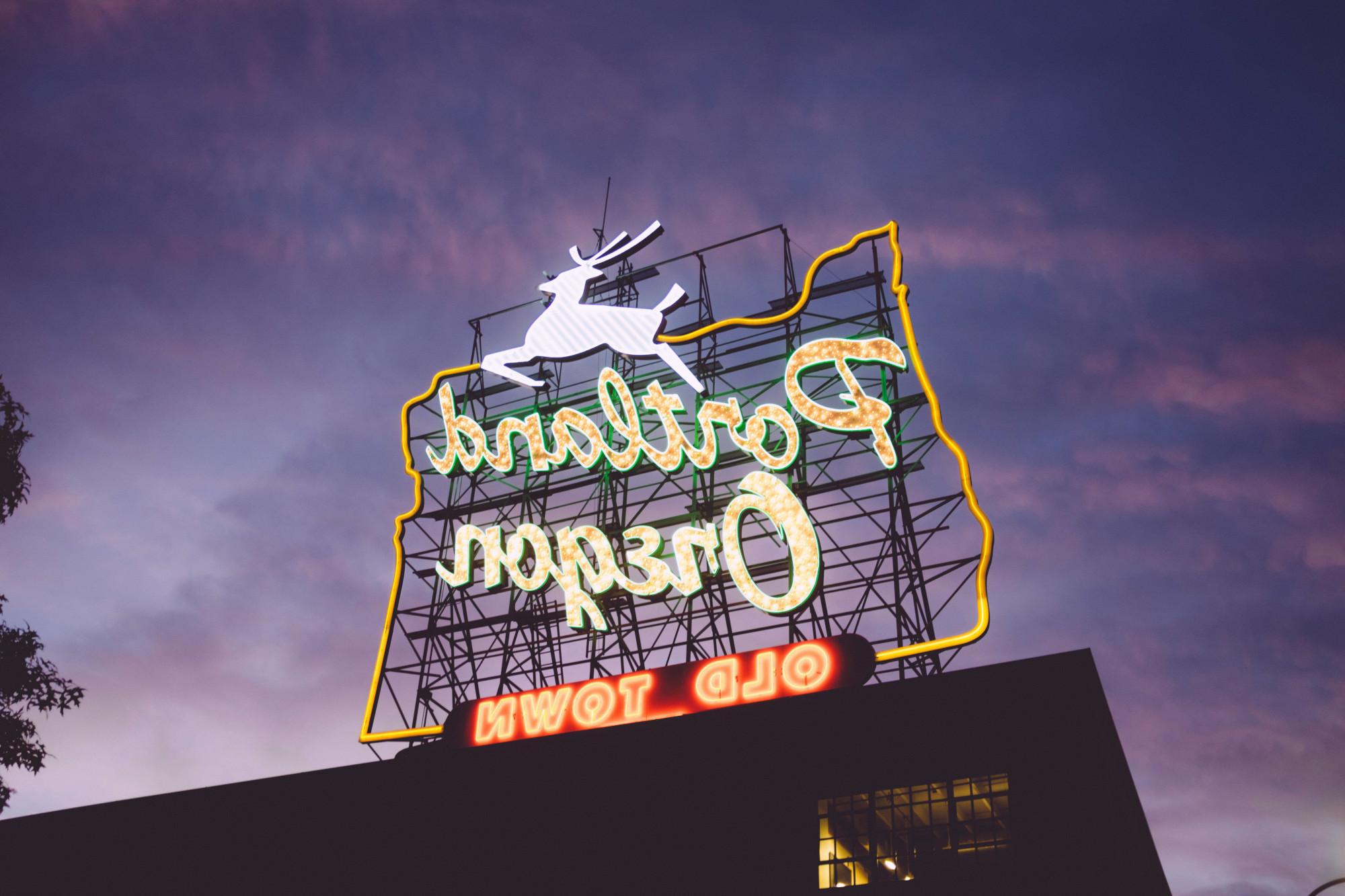 Photo of Portland, OR sign